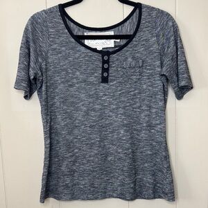 Aventura Organic Cotton Blend Heathered T Shirt Womens Size XS